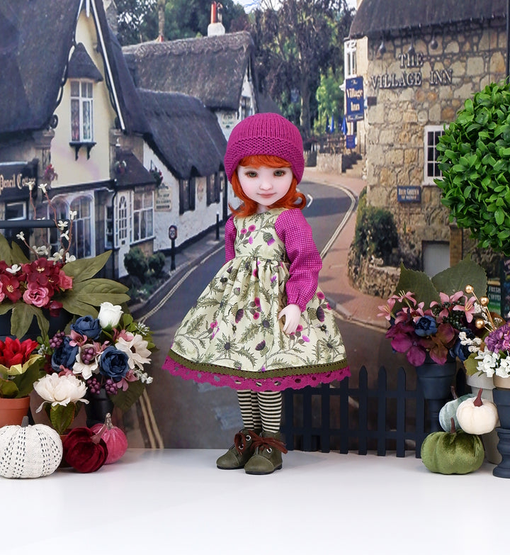 Highland Thistle - dress with boots for Ruby Red Fashion Friends doll