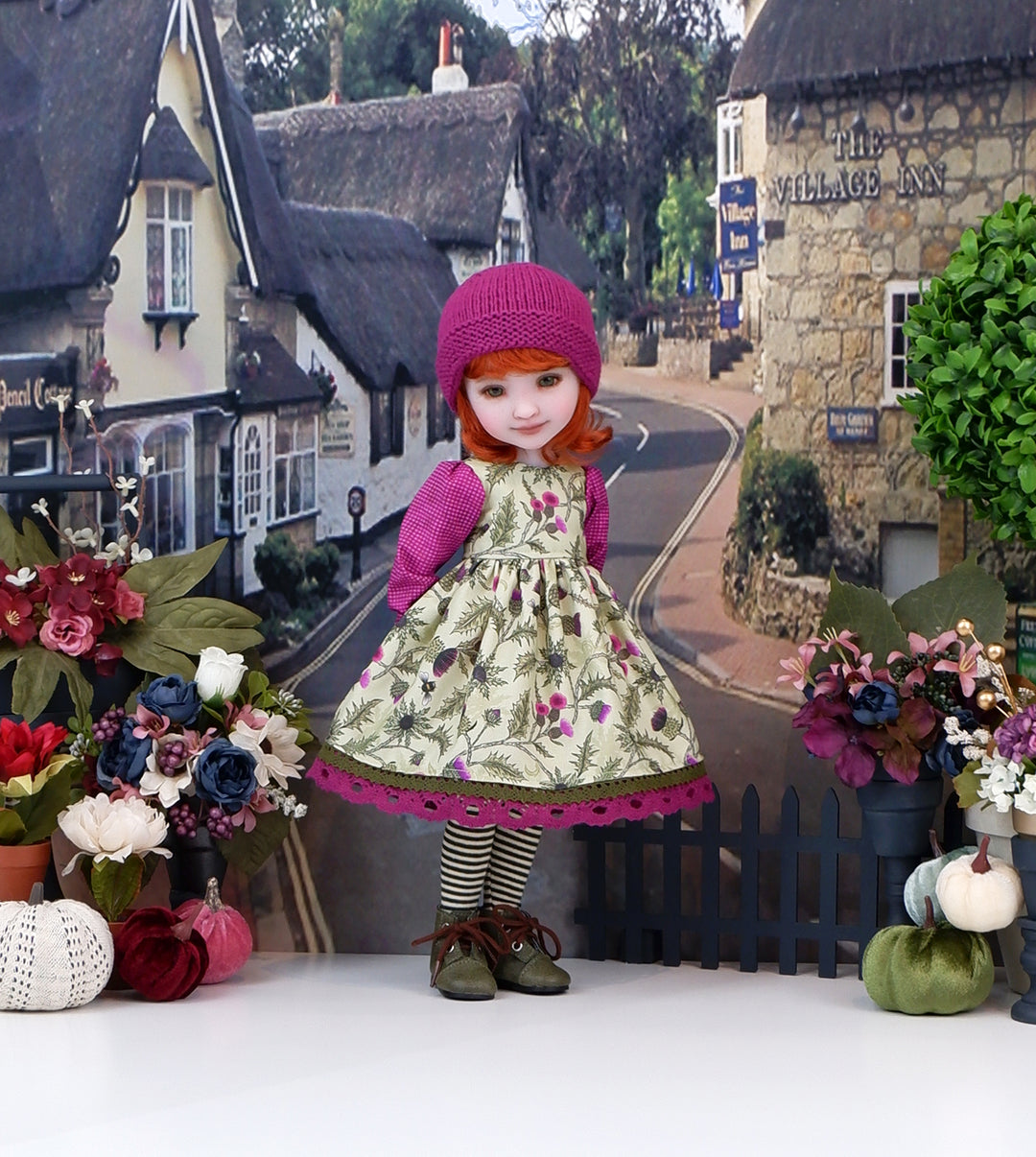 Highland Thistle - dress with boots for Ruby Red Fashion Friends doll