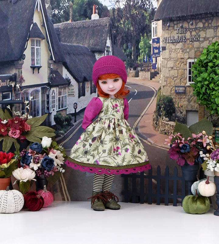 Highland Thistle - dress with boots for Ruby Red Fashion Friends doll