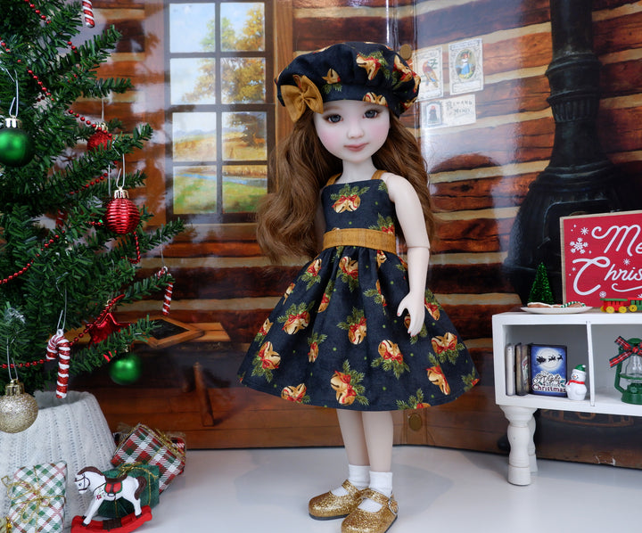 Holiday Belle - dress with shoes for Ruby Red Fashion Friends doll