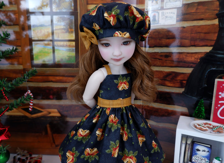 Holiday Belle - dress with shoes for Ruby Red Fashion Friends doll