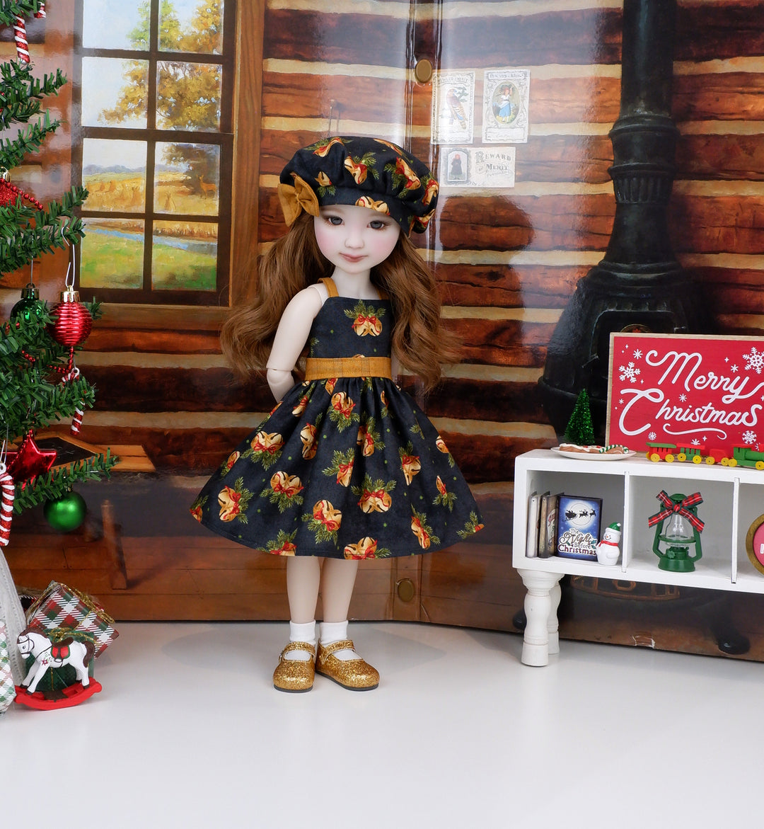 Holiday Belle - dress with shoes for Ruby Red Fashion Friends doll