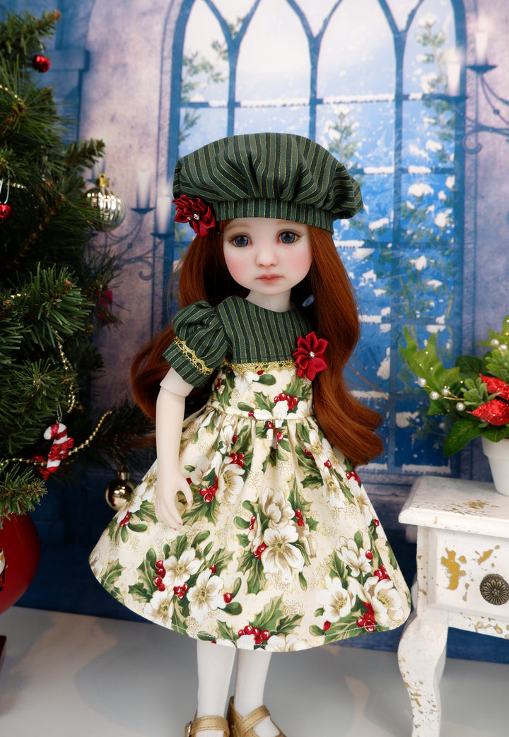 Holiday Hellebore - dress and shoes for Ruby Red Fashion Friends doll