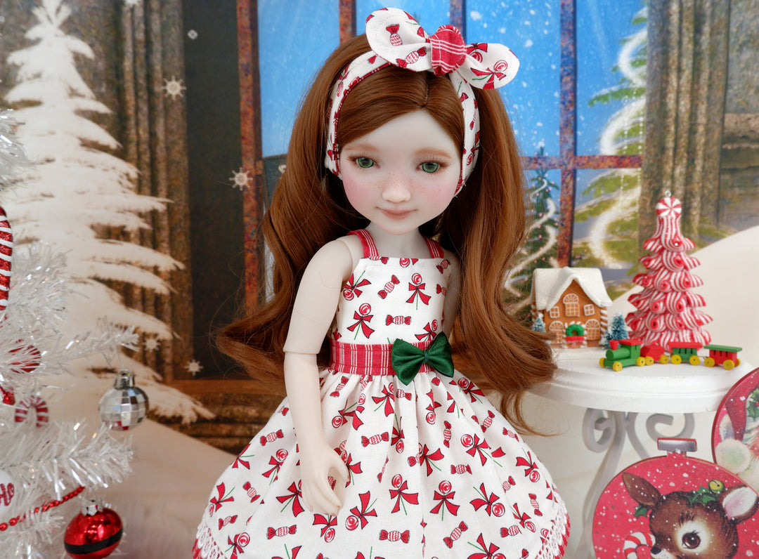 Holiday Sweets - dress with shoes for Ruby Red Fashion Friends doll