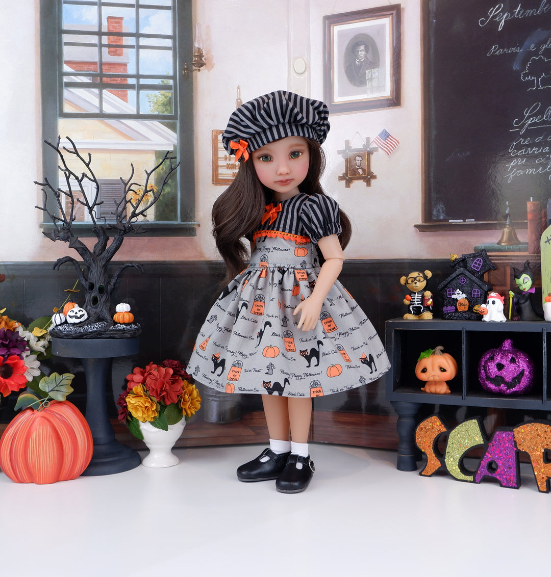 Hooray Halloween - dress and shoes for Ruby Red Fashion Friends doll