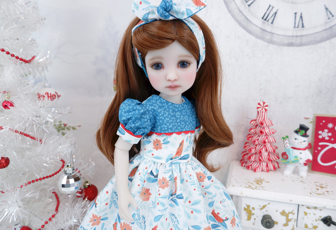 Icy Cardinal - dress with shoes for Ruby Red Fashion Friends doll