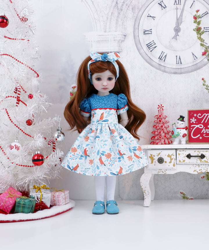 Icy Cardinal - dress with shoes for Ruby Red Fashion Friends doll