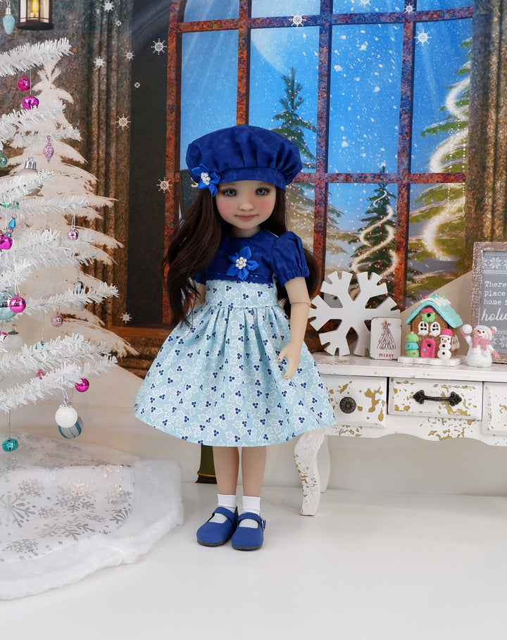 Icy Holly - dress and shoes for Ruby Red Fashion Friends doll