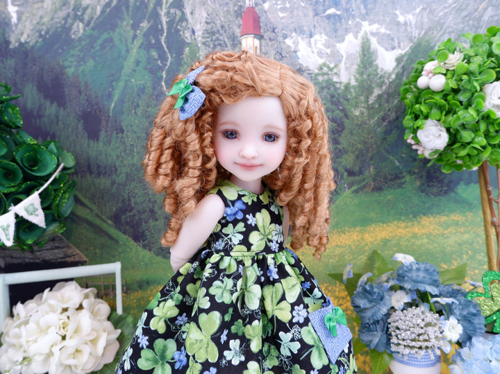Irish Lass - dress with sandals for Ruby Red Fashion Friends doll