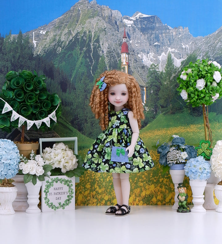 Irish Lass - dress with sandals for Ruby Red Fashion Friends doll