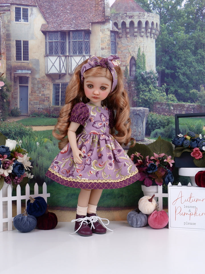 Jacobean Countryside - dress and boots for Ruby Red Fashion Friends doll