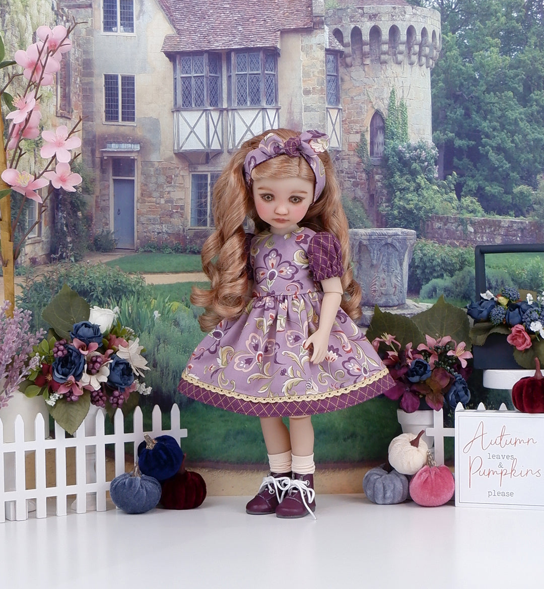 Jacobean Countryside - dress and boots for Ruby Red Fashion Friends doll