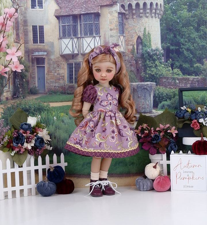 Jacobean Countryside - dress and boots for Ruby Red Fashion Friends doll