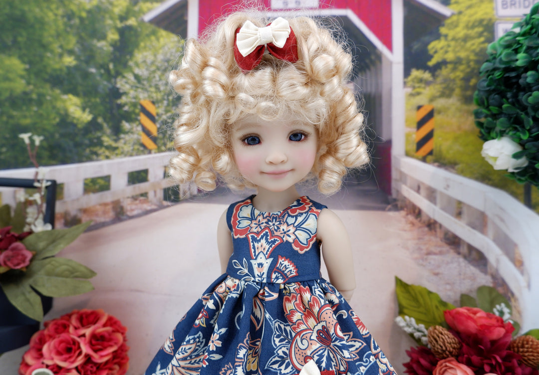 Jacobean Market - dress, sweater &amp; boots for Ruby Red Fashion Friends doll