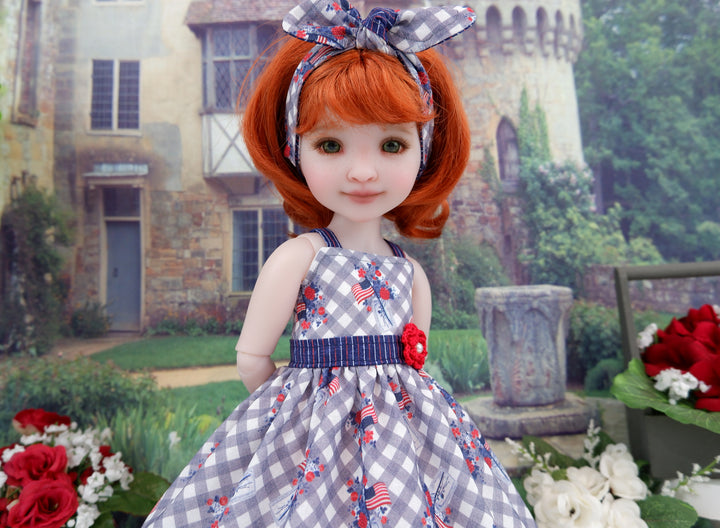 Jar of July - dress with sandals for Ruby Red Fashion Friends doll