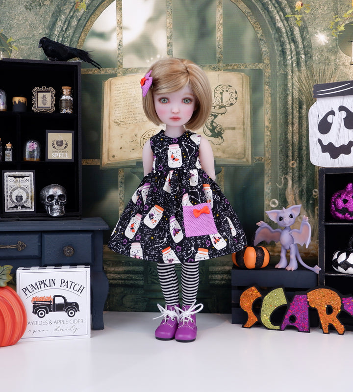 Jar of Moths - dress with boots for Ruby Red Fashion Friends doll