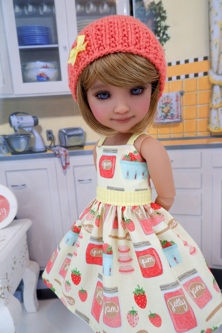 Jelly & Jam - dress & sweater with shoes for Ruby Red Fashion Friends doll