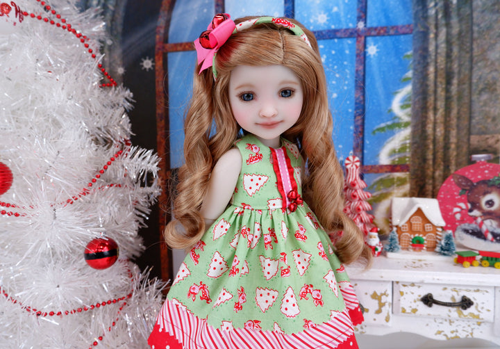 Jolly Reindeer - dress with boots for Ruby Red Fashion Friends doll