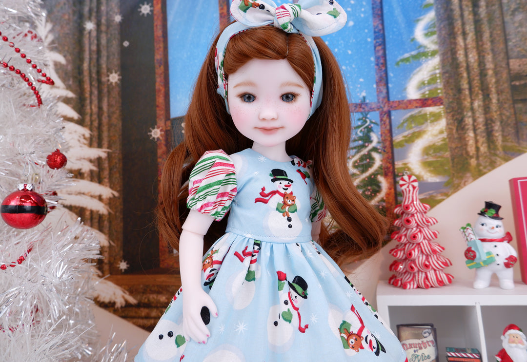 Jolly Snowman - dress and shoes for Ruby Red Fashion Friends doll