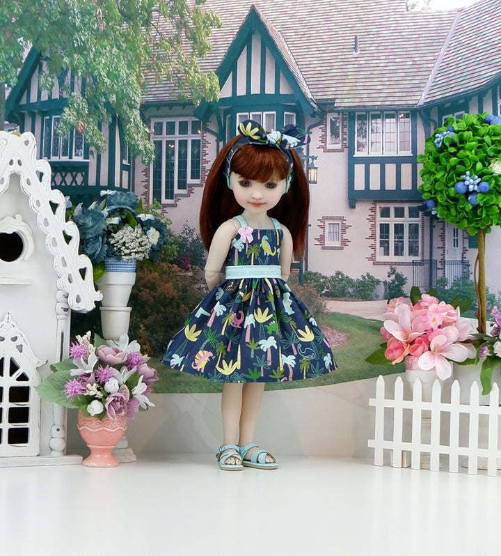 Jurassic Park - dress with sandals for Ruby Red Fashion Friends doll