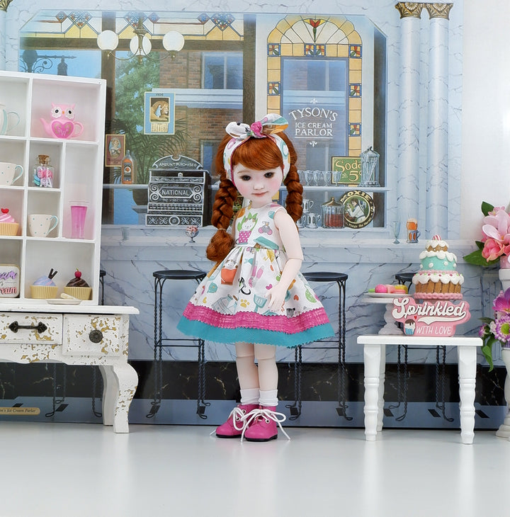 Kitten Chaos - dress with boots for Ruby Red Fashion Friends doll