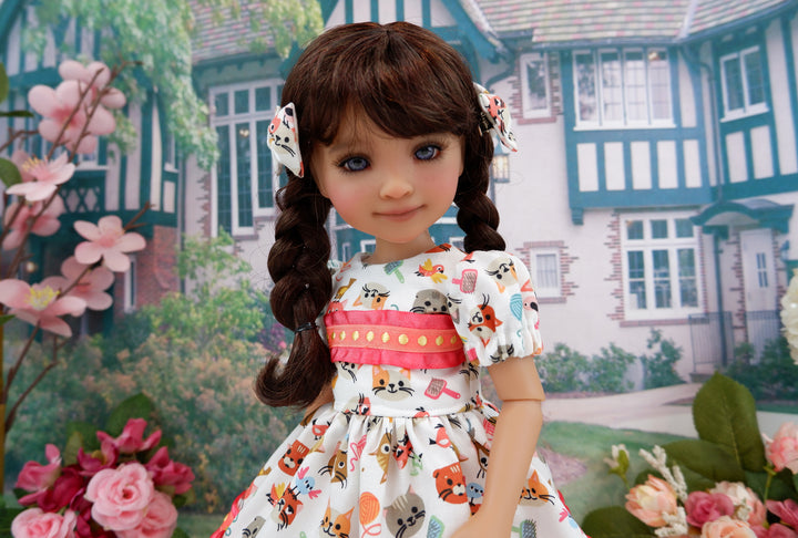Kitty Playtime - dress and shoes for Ruby Red Fashion Friends doll