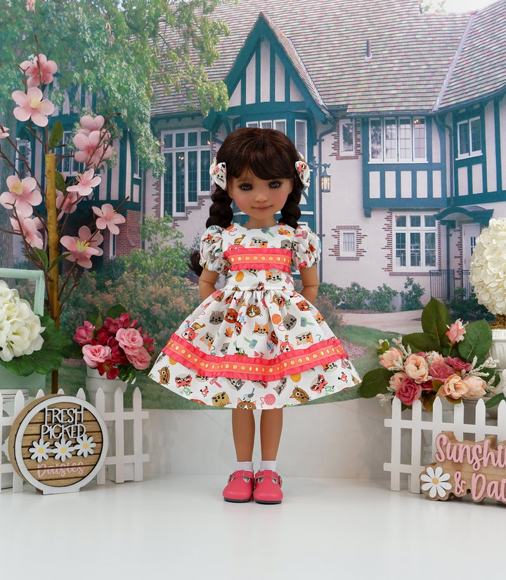 Kitty Playtime - dress and shoes for Ruby Red Fashion Friends doll