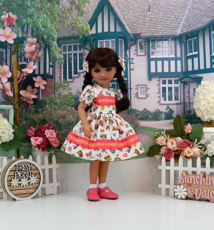 Kitty Playtime - dress and shoes for Ruby Red Fashion Friends doll