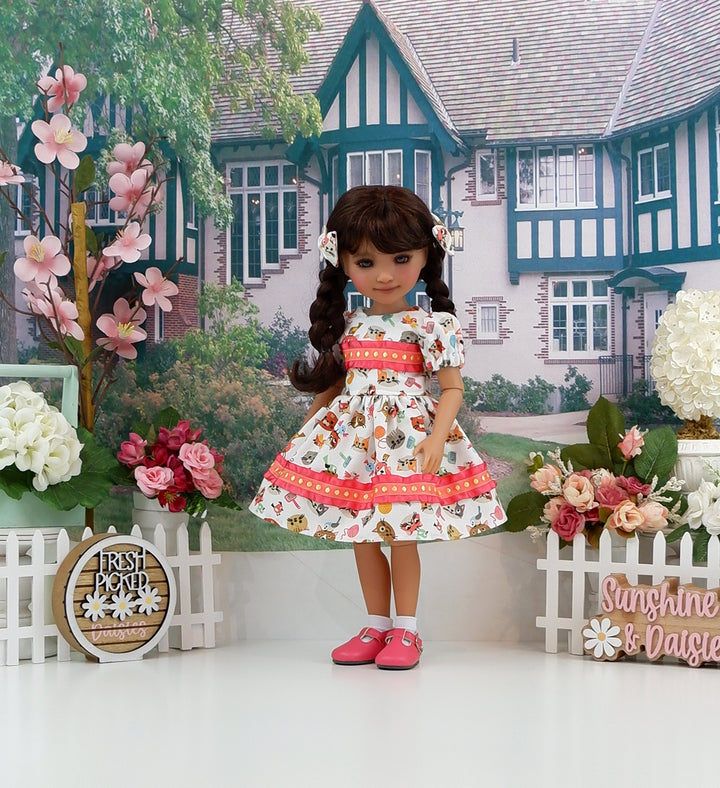 Kitty Playtime - dress and shoes for Ruby Red Fashion Friends doll