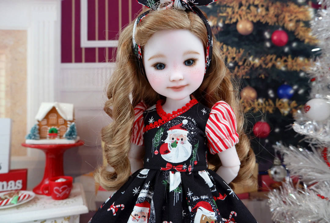 Kris Kringle - dress with boots for Ruby Red Fashion Friends doll