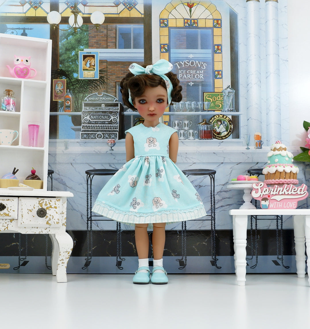 Lady & Tramp - dress with shoes for Ruby Red Fashion Friends doll