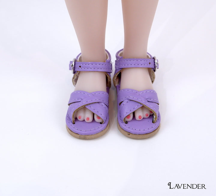 Criss Cross Sandals - 58mm - Fashion Friends doll shoes