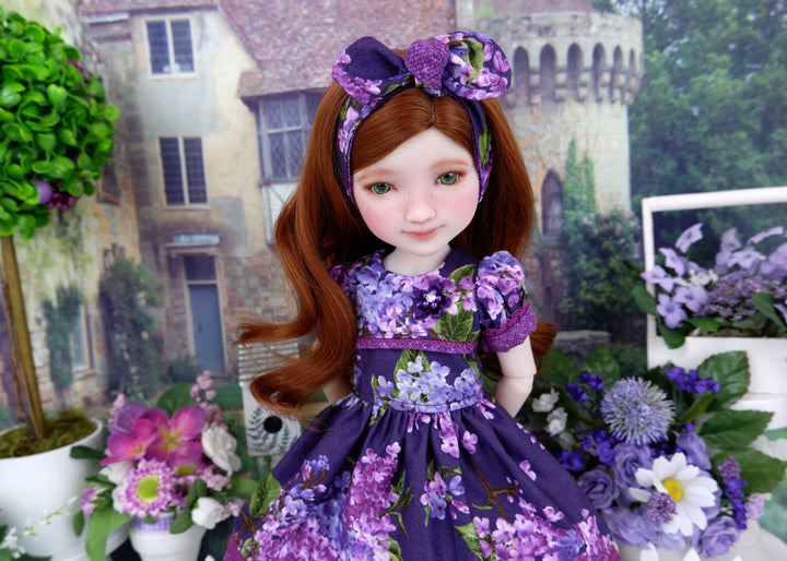 Lilac Bush - dress and shoes for Ruby Red Fashion Friends doll