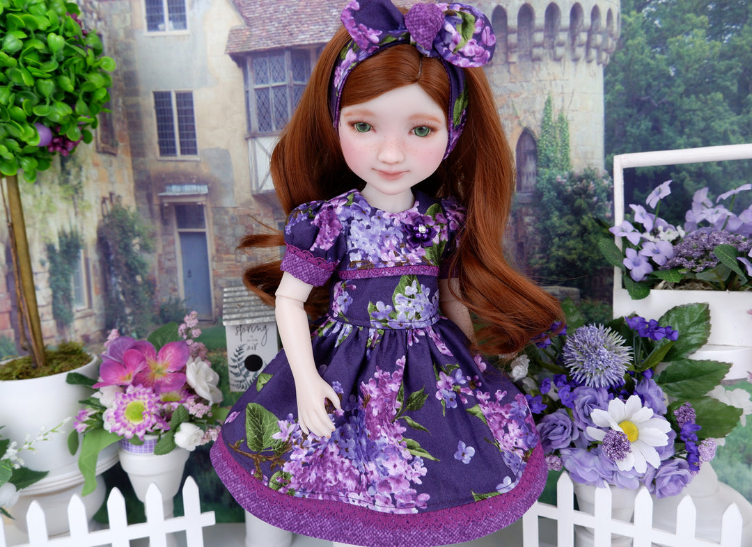 Lilac Bush - dress and shoes for Ruby Red Fashion Friends doll