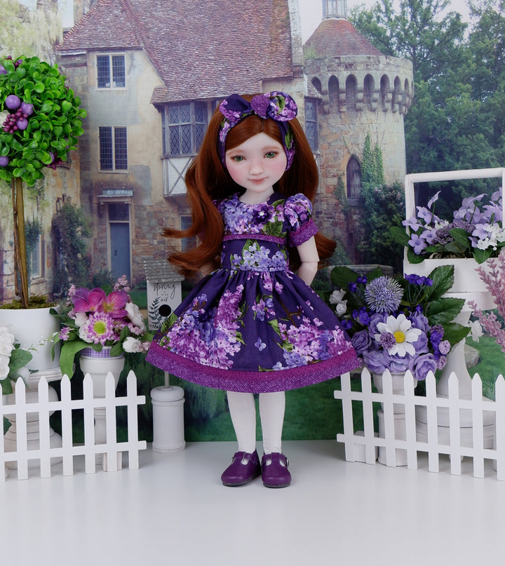 Lilac Bush - dress and shoes for Ruby Red Fashion Friends doll