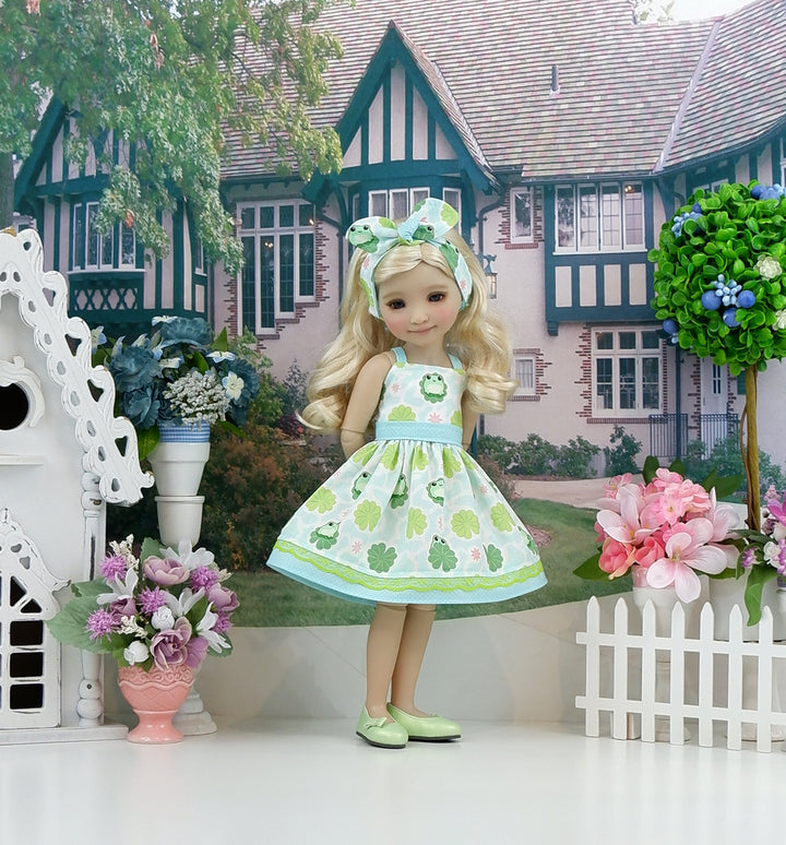 Lily Pad - dress with shoes for Ruby Red Fashion Friends doll