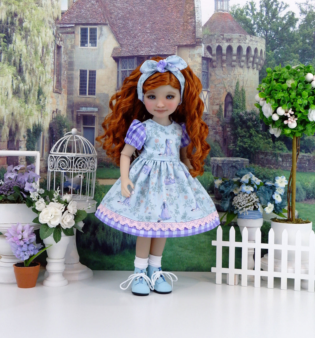 Little Eeyore - dress and boots for Ruby Red Fashion Friends doll