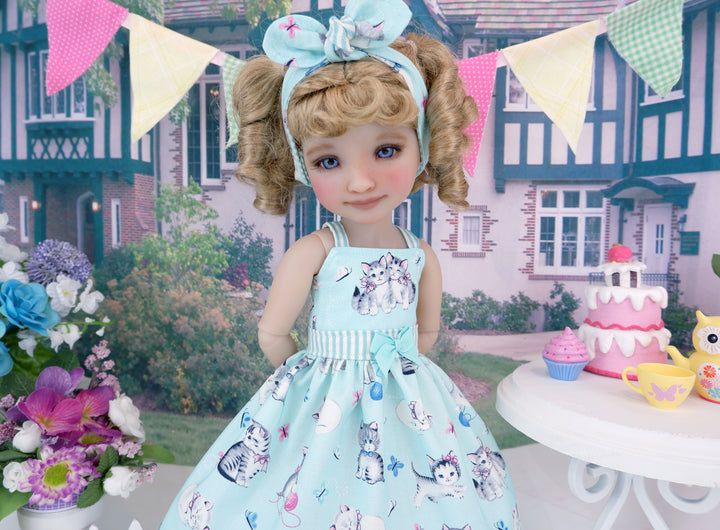 Little Grey Tabby - dress and shoes for Ruby Red Fashion Friends doll