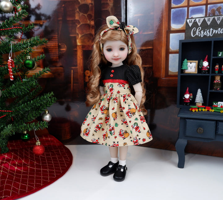 Little Santa - dress with shoes for Ruby Red Fashion Friends doll