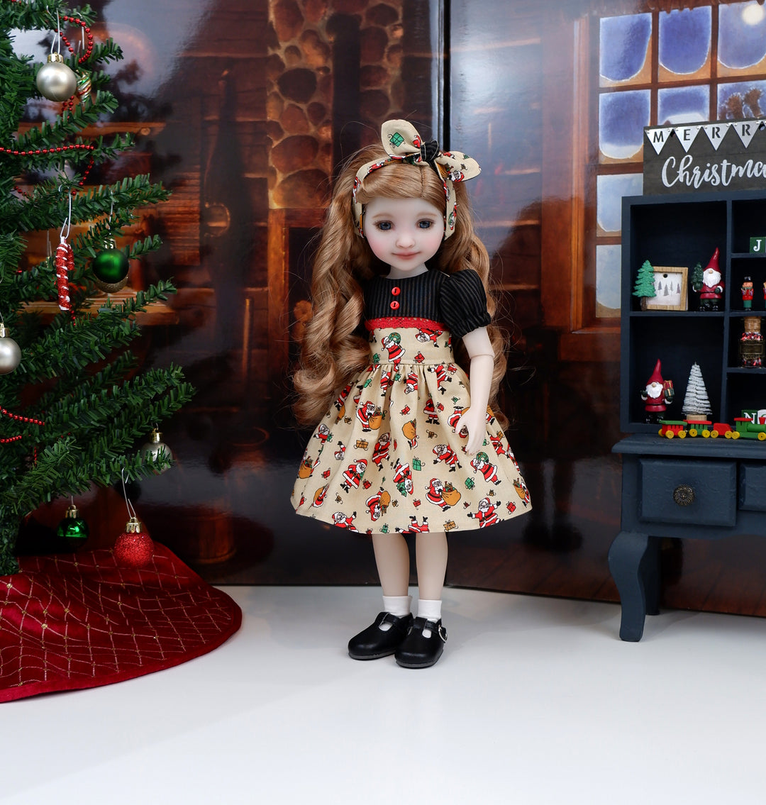 Little Santa - dress with shoes for Ruby Red Fashion Friends doll