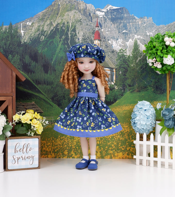 Little Yellow Butterfly - dress and shoes for Ruby Red Fashion Friends doll