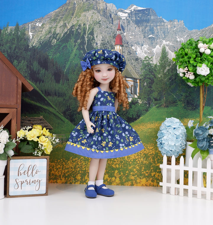 Little Yellow Butterfly - dress and shoes for Ruby Red Fashion Friends doll