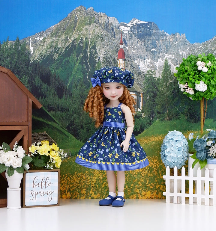 Little Yellow Butterfly - dress and shoes for Ruby Red Fashion Friends doll