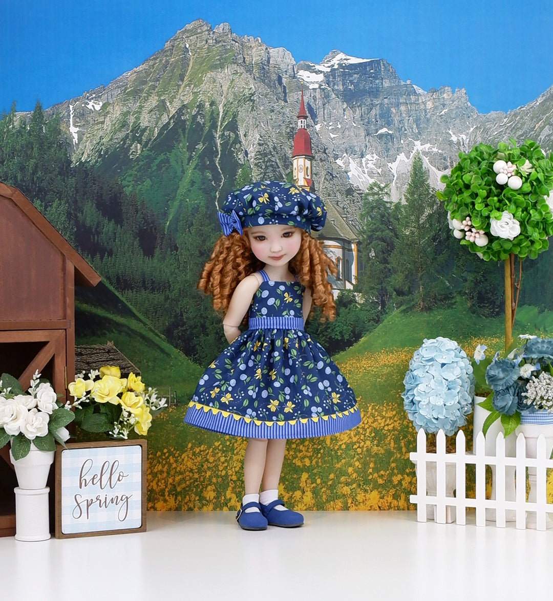 Little Yellow Butterfly - dress and shoes for Ruby Red Fashion Friends doll