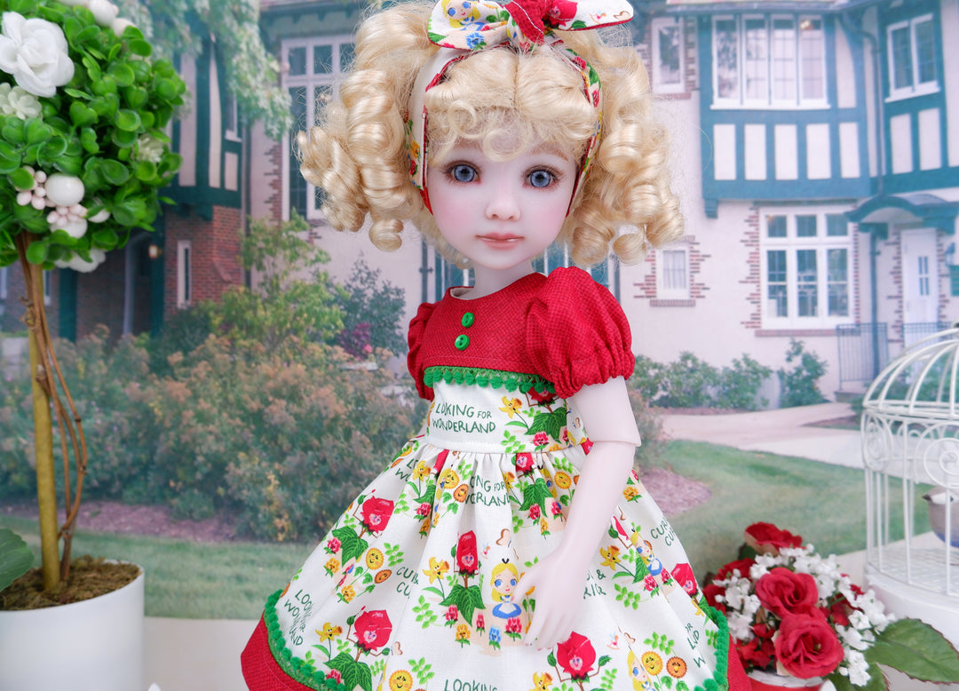 Looking for Wonderland - dress and shoes for Ruby Red Fashion Friends doll
