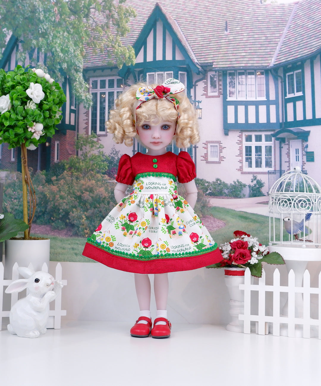 Looking for Wonderland - dress and shoes for Ruby Red Fashion Friends doll
