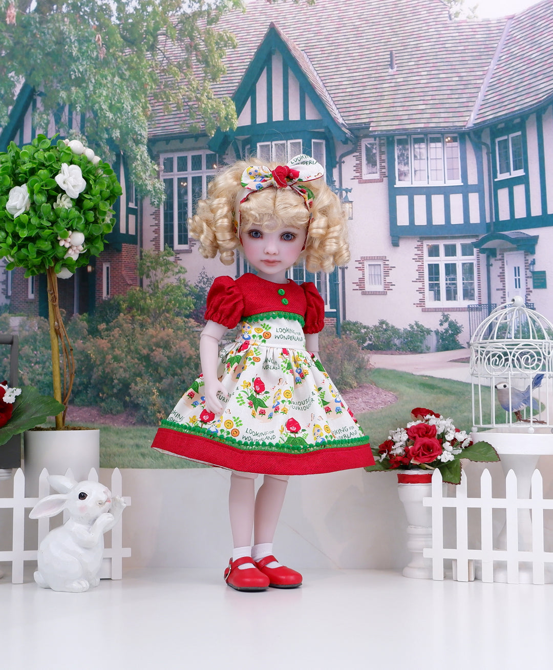 Looking for Wonderland - dress and shoes for Ruby Red Fashion Friends doll