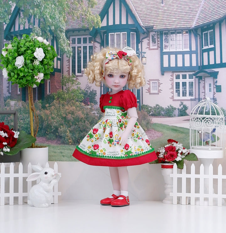 Looking for Wonderland - dress and shoes for Ruby Red Fashion Friends doll