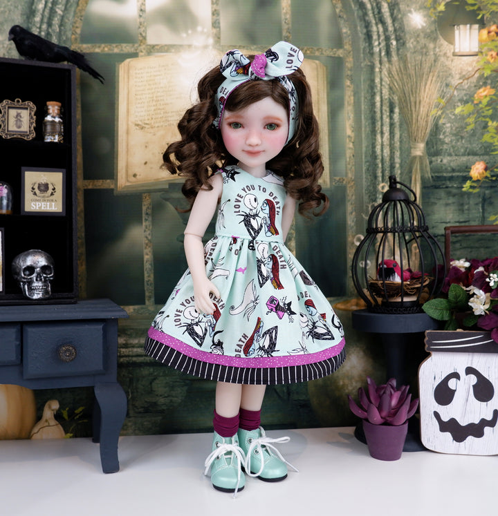 Love You To Death - dress with boots for Ruby Red Fashion Friends doll