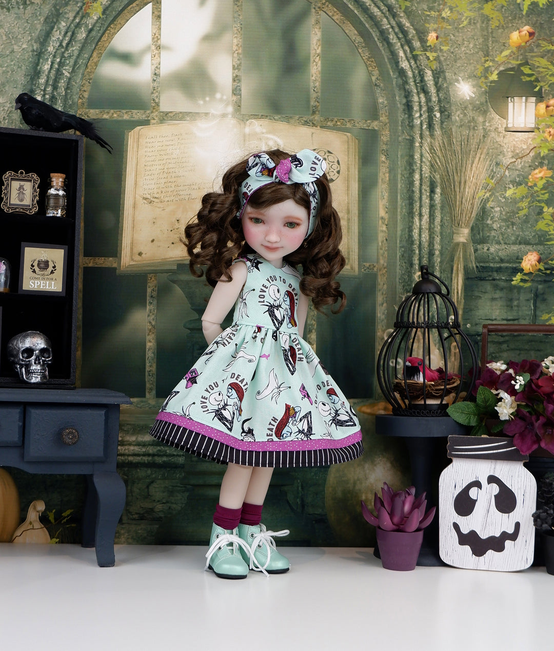 Love You To Death - dress with boots for Ruby Red Fashion Friends doll